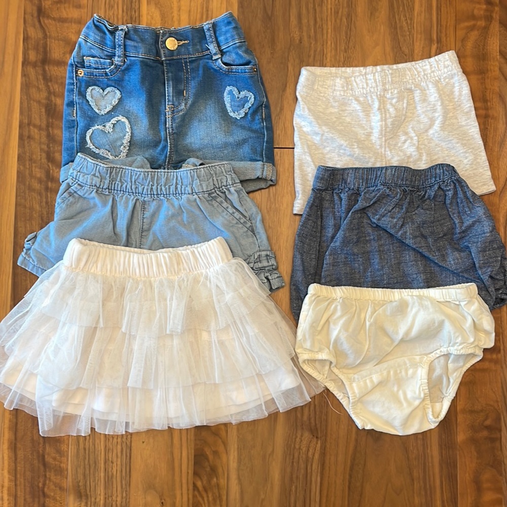 12-18 Month Short/Skirt Bundle (6 pieces)